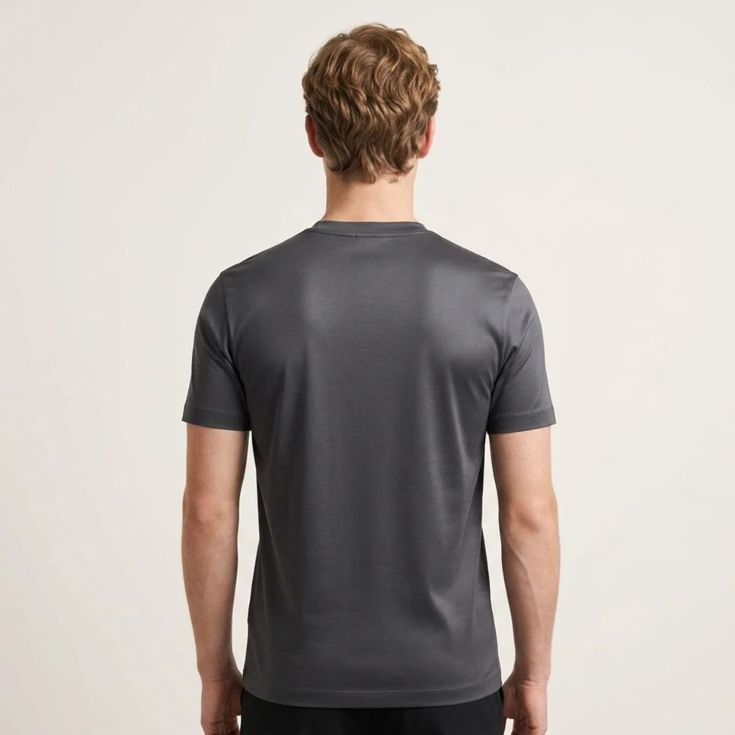 T-Shirt Lucida Grigio Scuro