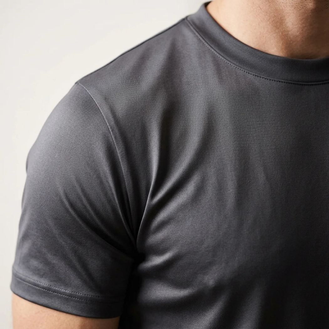 T-Shirt Lucida Grigio Scuro