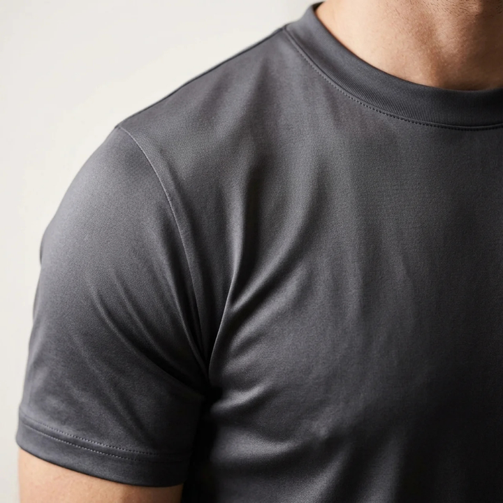 T-Shirt Lucida Grigio Scuro