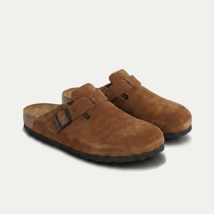 Zoccolo in Camoscio Cuoio