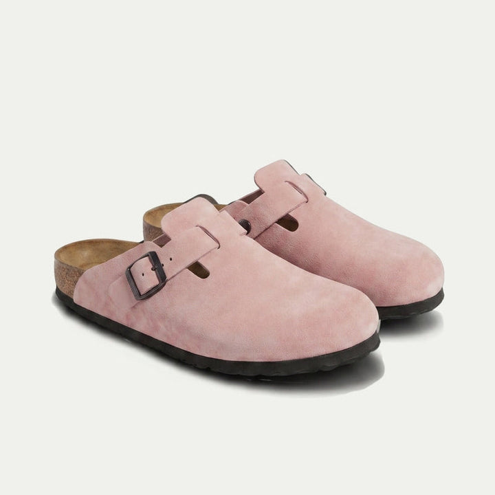 Zoccolo in Camoscio Rosa