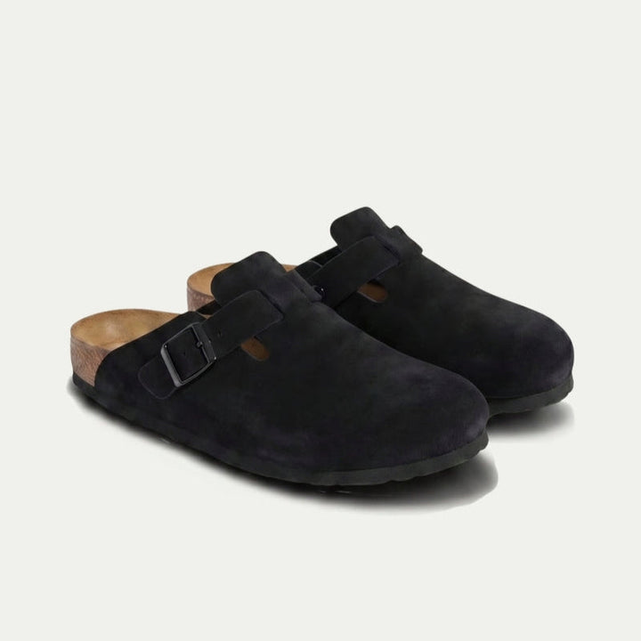 Zoccolo in Camoscio Nero