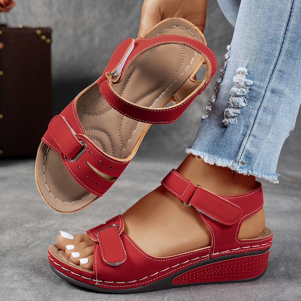 Camille Sandali Ortopedici Comfort Rosso