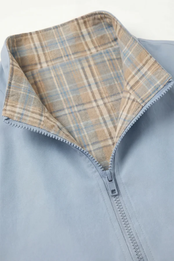 Giacca Reversibile Azzurra