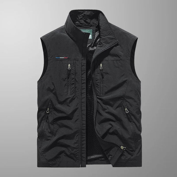 Enzo Gilet Cargo Traspirante Nero