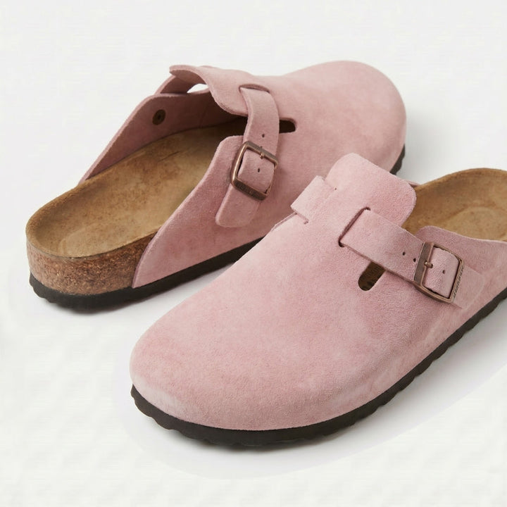 Zoccolo in Camoscio Rosa