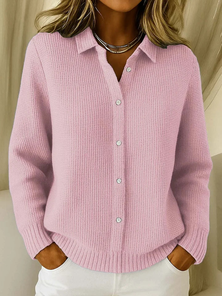 Maglione con Colletto a Bottoni
