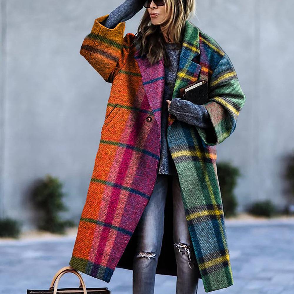 Cappotto Oversize Stampato