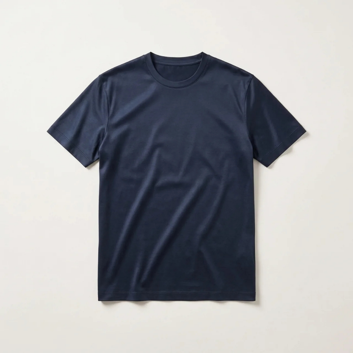 T-Shirt Lucida Blu Navy