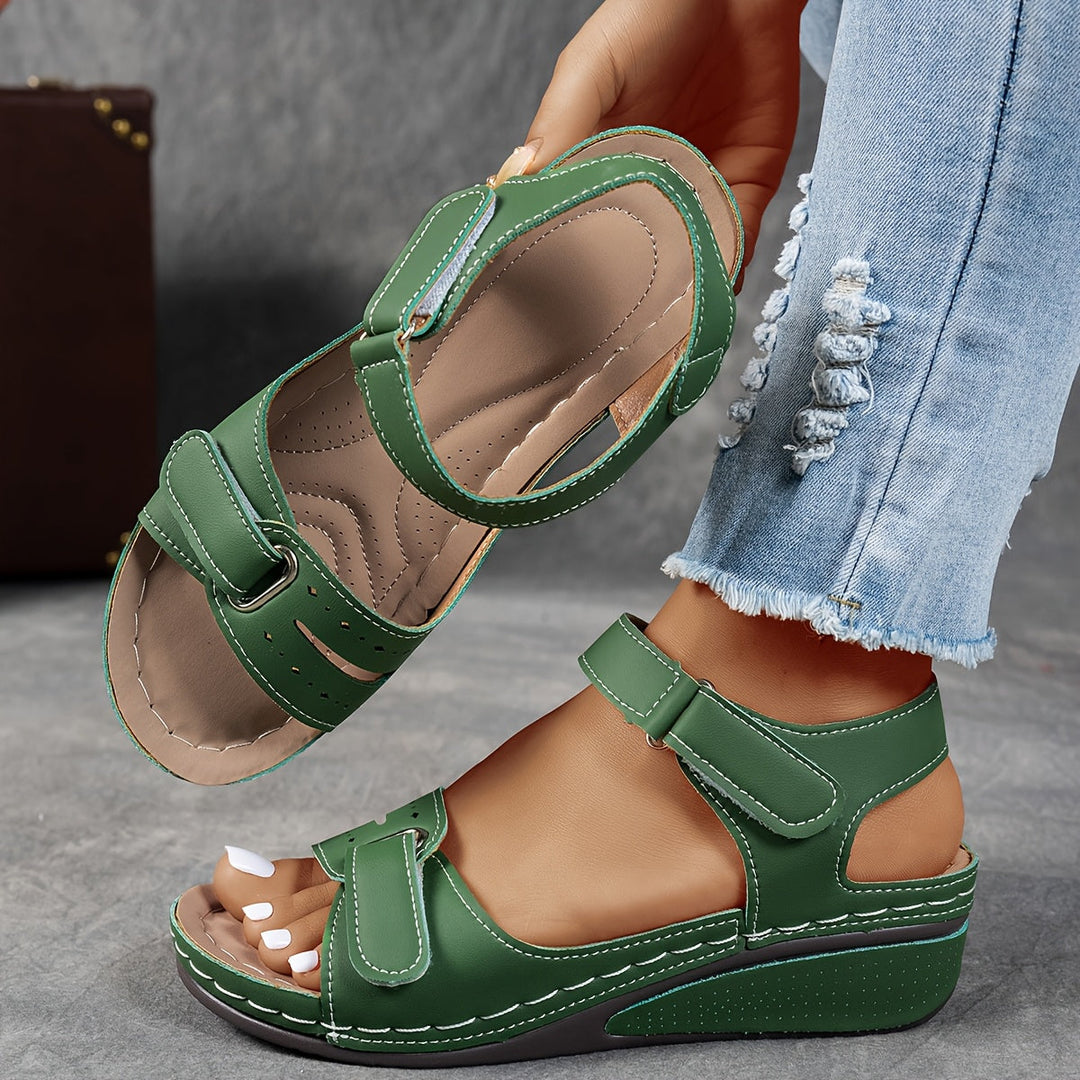 Camille Sandali Ortopedici Comfort Verde Militare