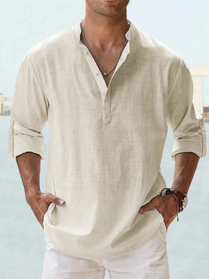 Alessandro Camicia in Lino Estiva Nero