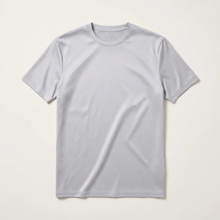 T-Shirt Lucida Grigio Chiaro