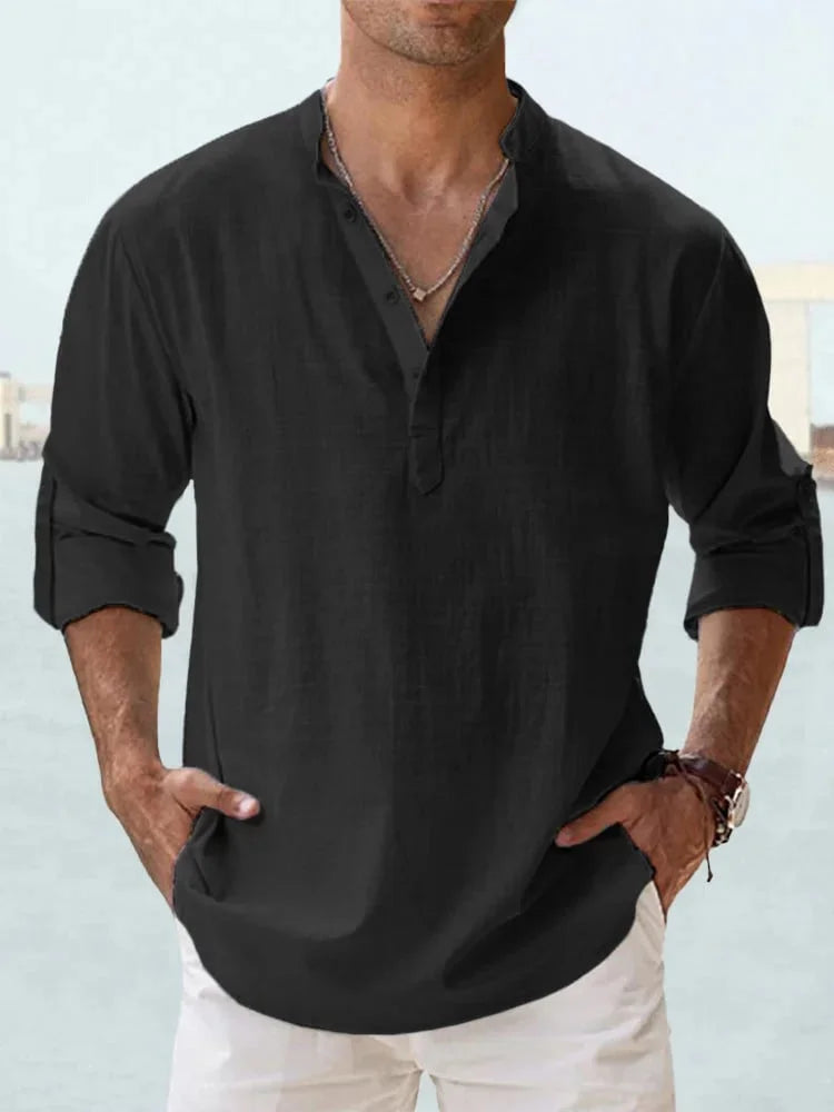 Alessandro Camicia in Lino Estiva Rosa