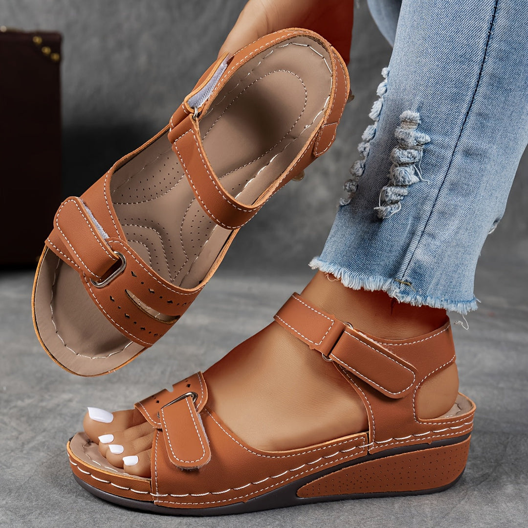 Camille Sandali Ortopedici Comfort Marrone