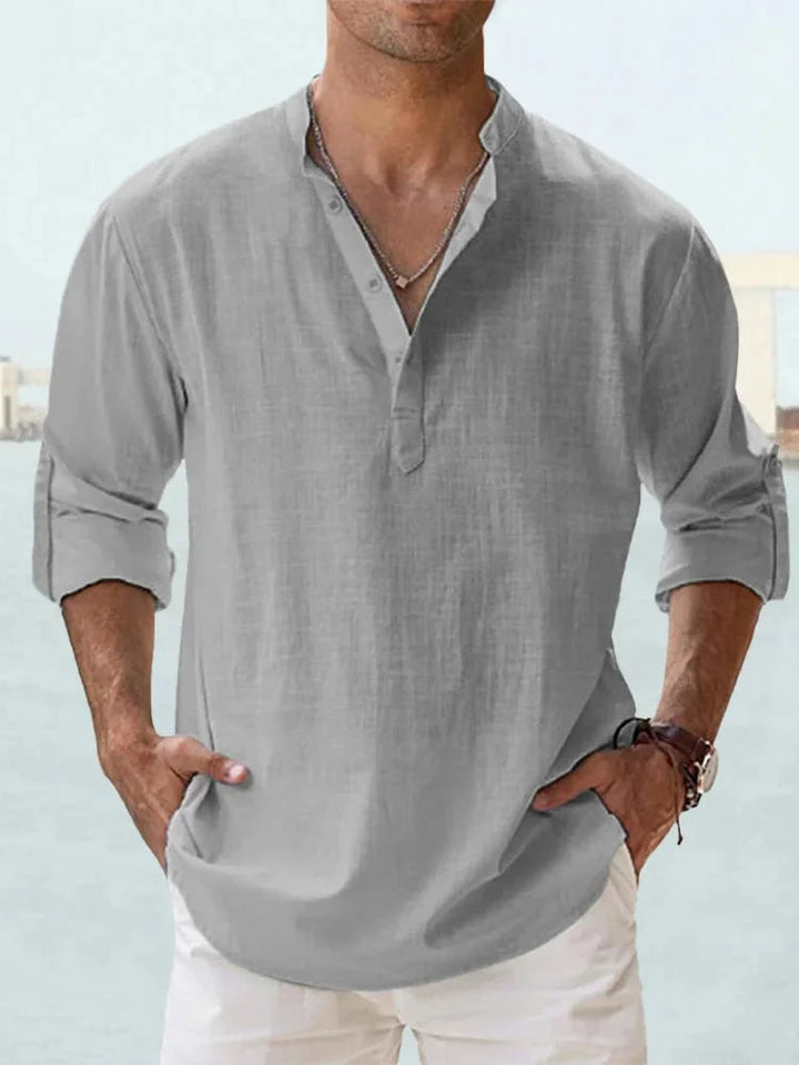 Alessandro Camicia in Lino Estiva Khaki