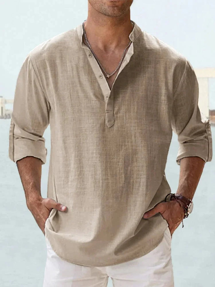 Alessandro Camicia in Lino Estiva Blu