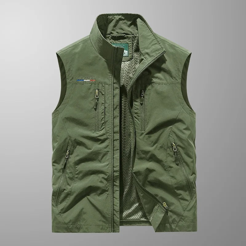 Enzo Gilet Cargo Traspirante Verde