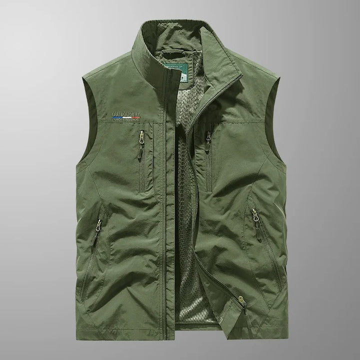 Enzo Gilet Cargo Traspirante Verde