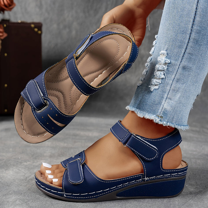 Camille Sandali Ortopedici Comfort Blu Navy