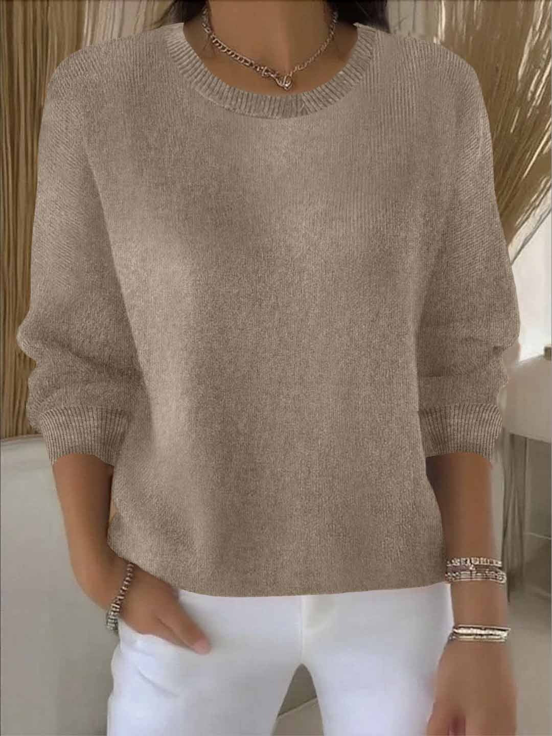 Maglione Morbido in Tinta Unita
