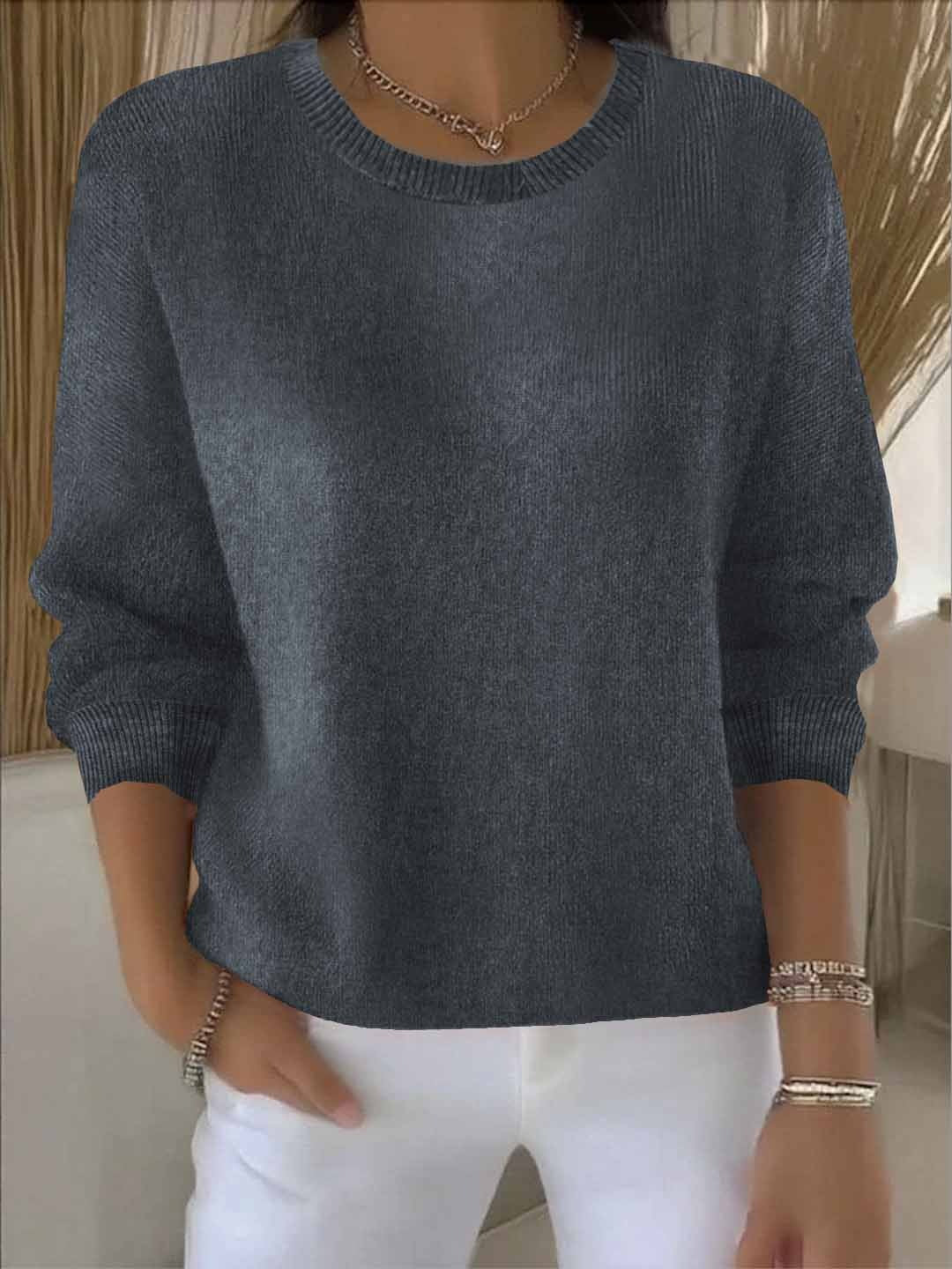 Maglione Morbido in Tinta Unita