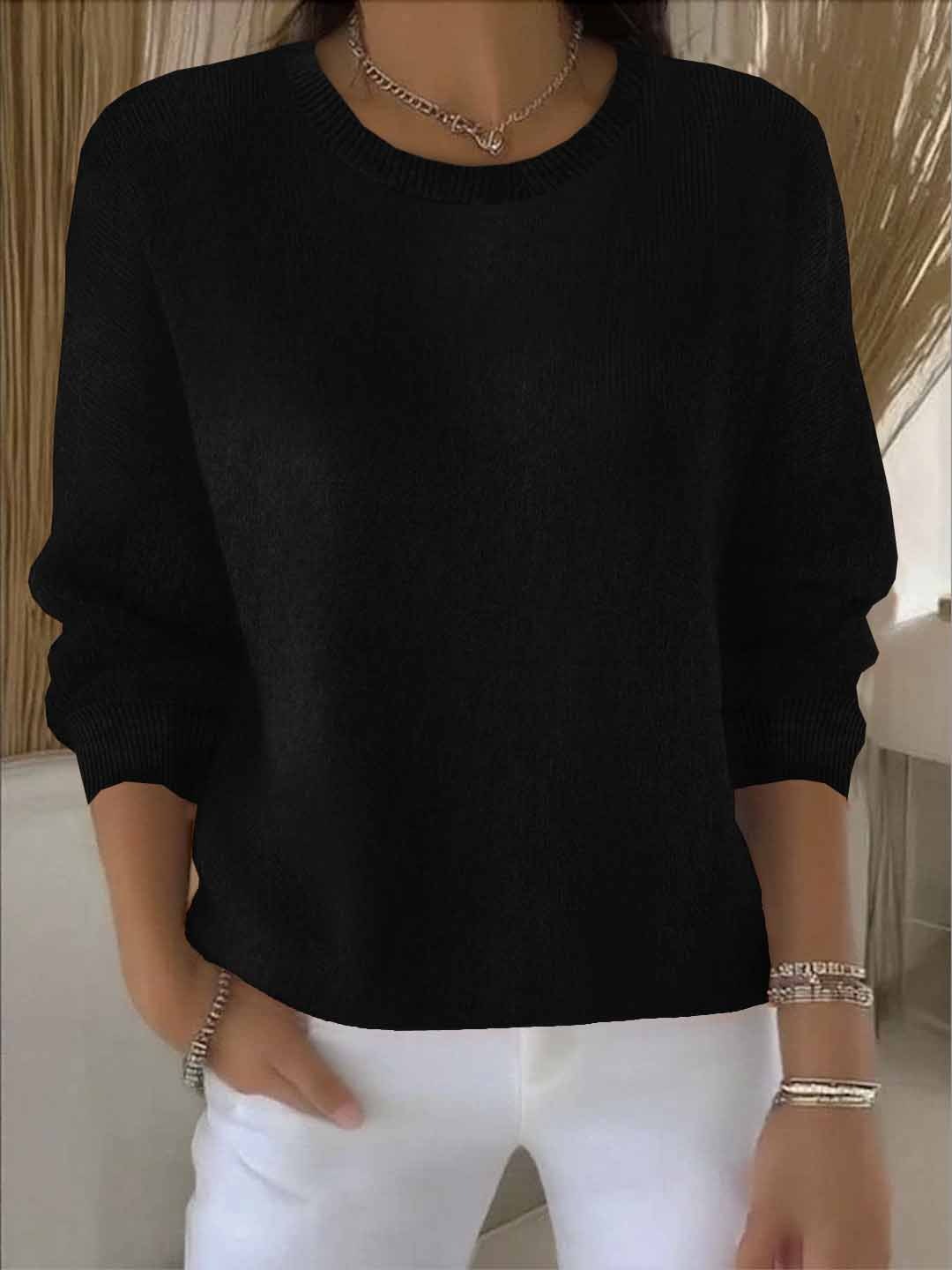 Maglione Morbido in Tinta Unita