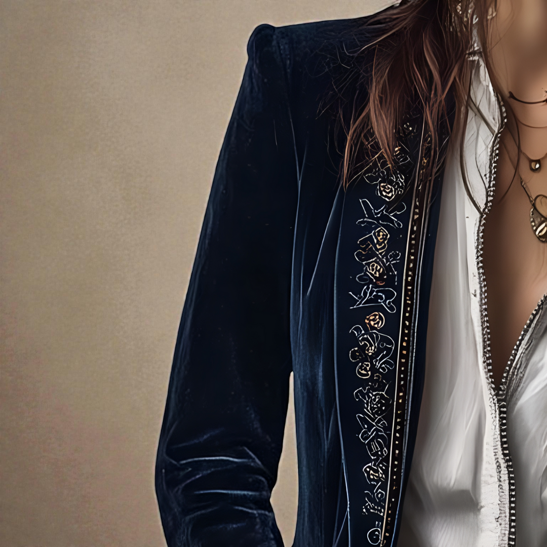 Cappotto in Velluto Elegante