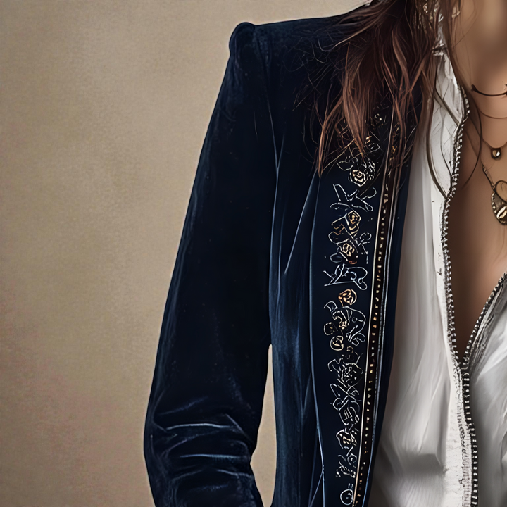 Cappotto in Velluto Elegante