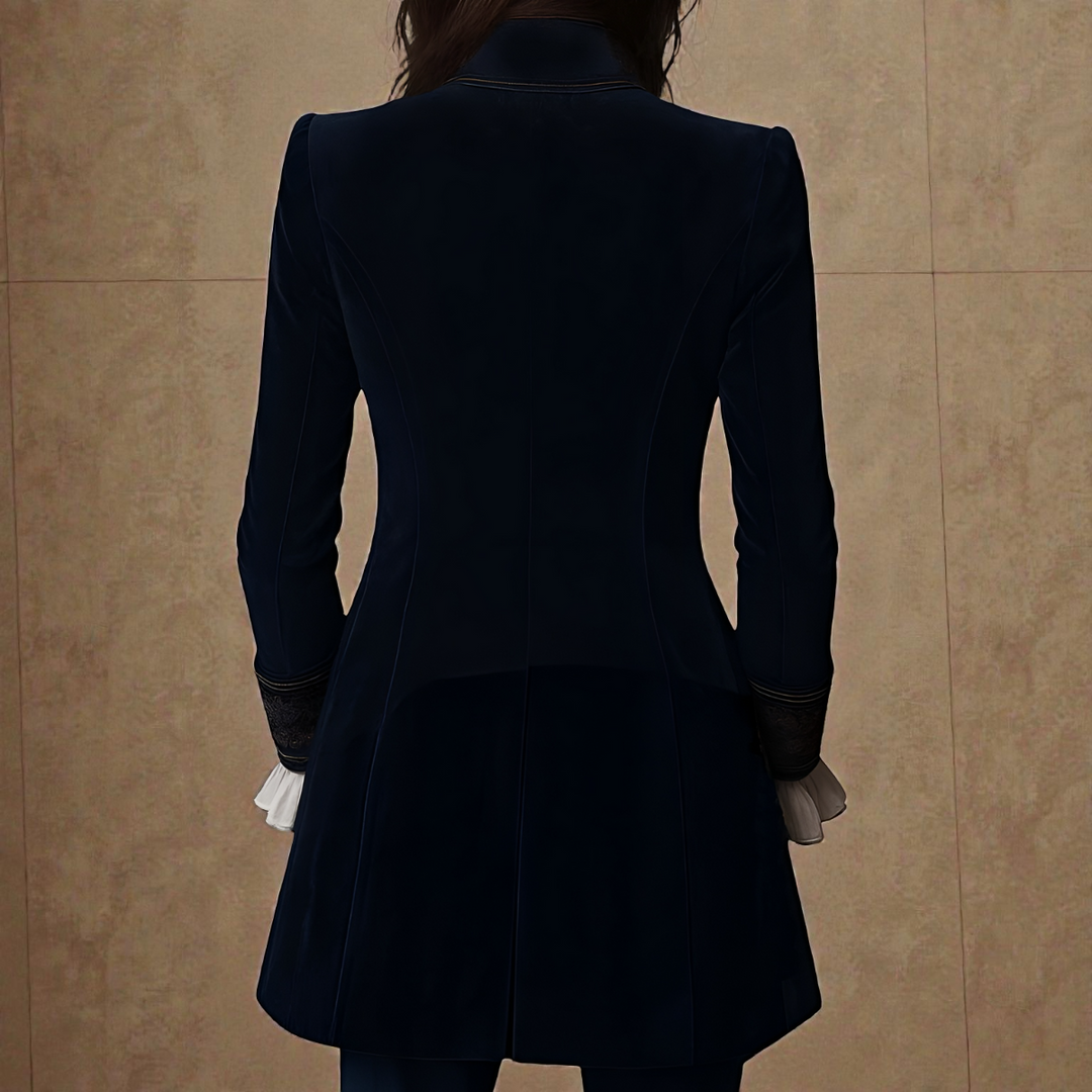 Cappotto in Velluto Elegante