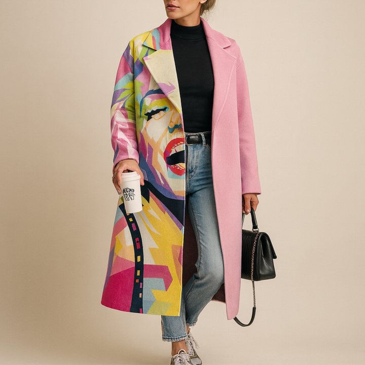 Cappotto Oversize Stampato