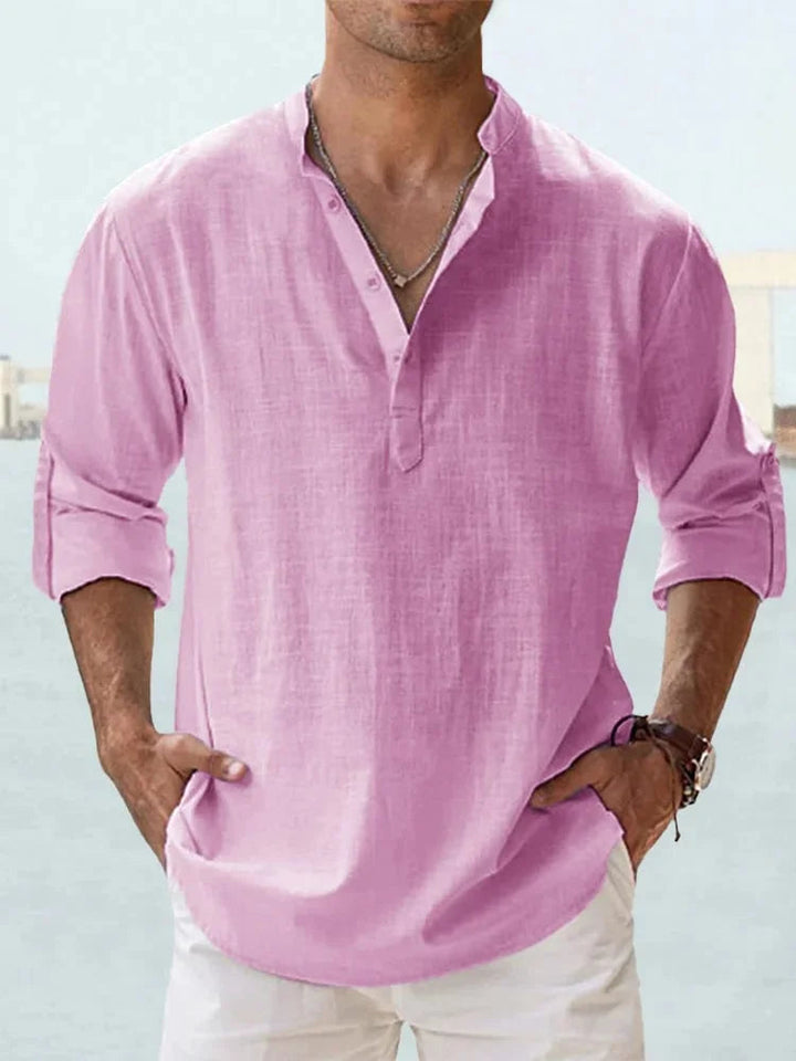 Alessandro Camicia in Lino Estiva Verde