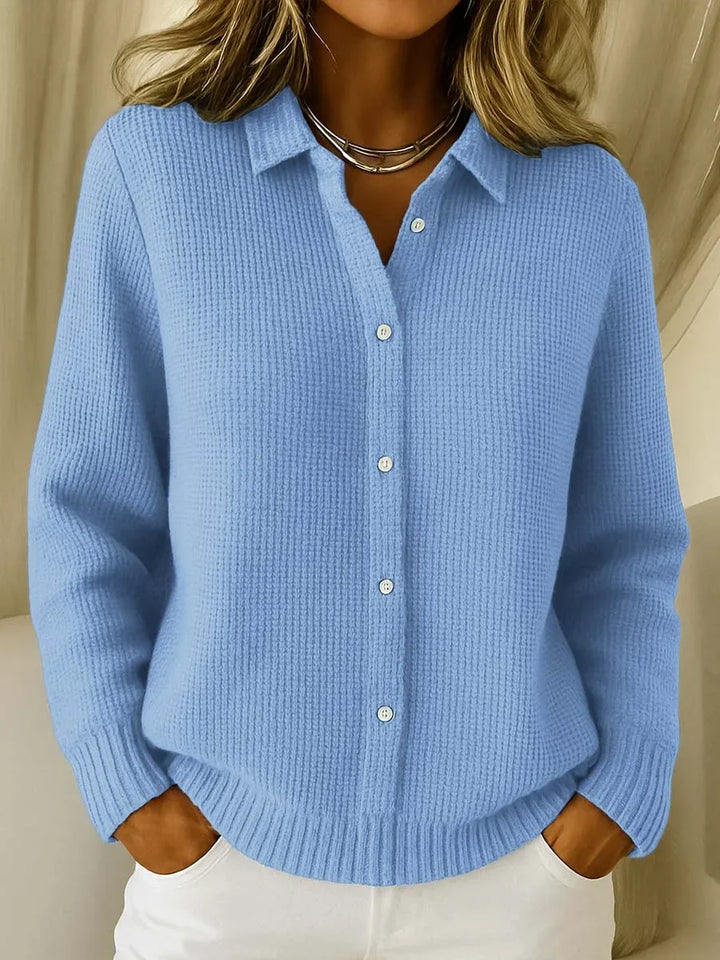 Maglione con Colletto a Bottoni