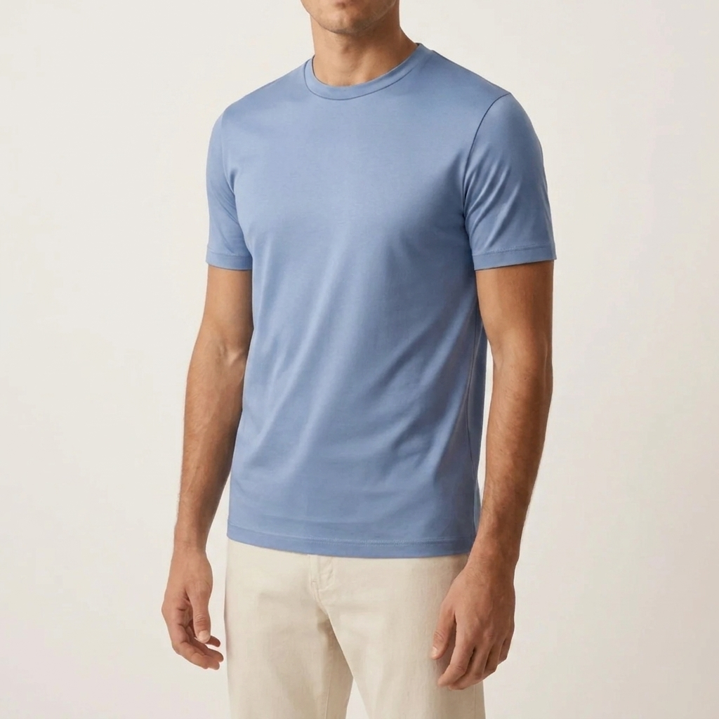 T-Shirt Lucida Azzurro Nuvola