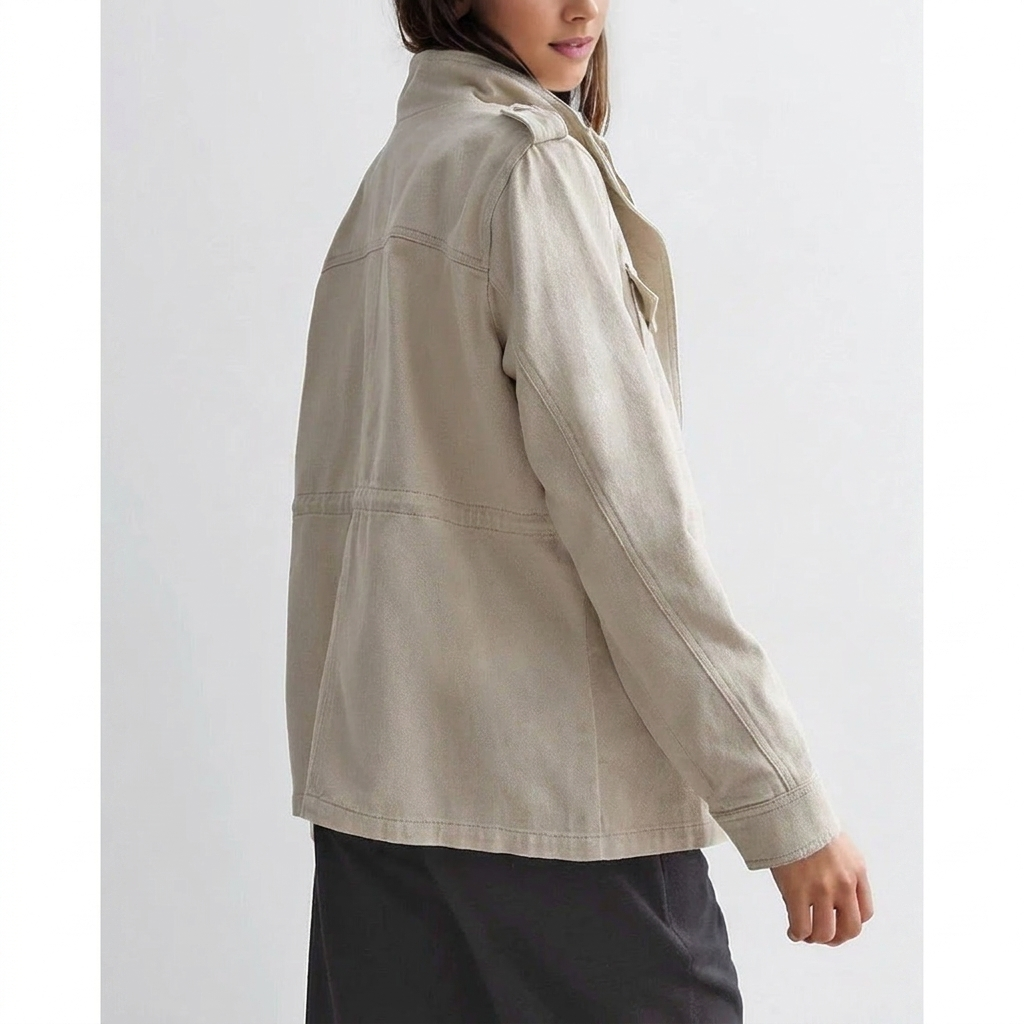 Giacca Militare in Canvas