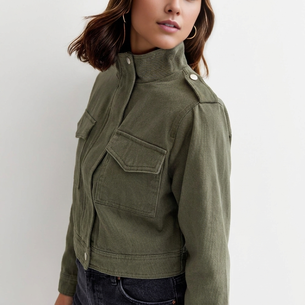 Giacca Militare in Canvas