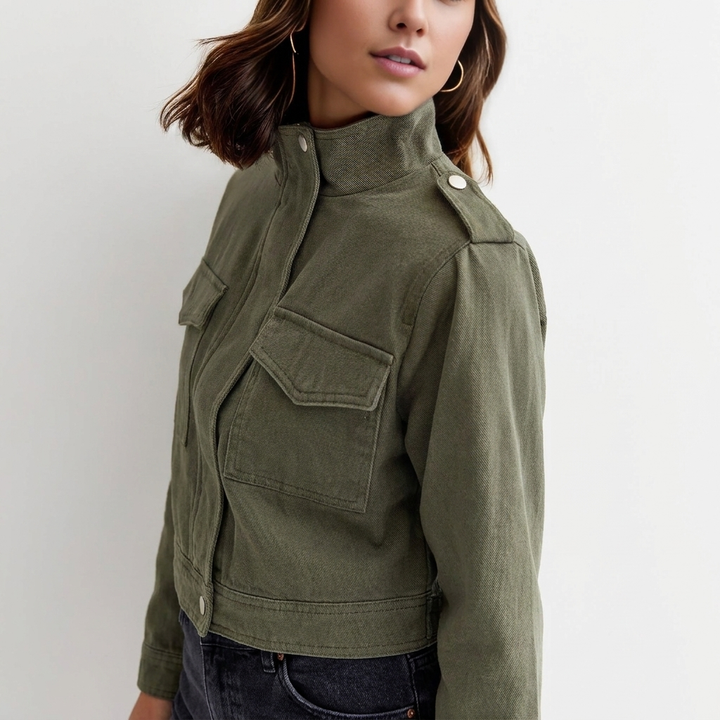 Giacca Militare in Canvas