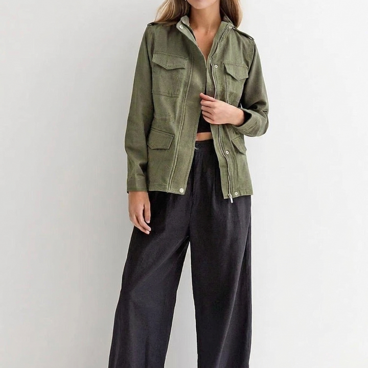 Giacca Militare in Canvas