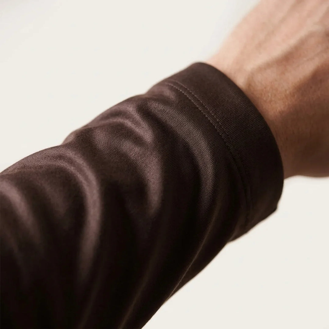 Maglia a Manica Lunga Lucida Espresso