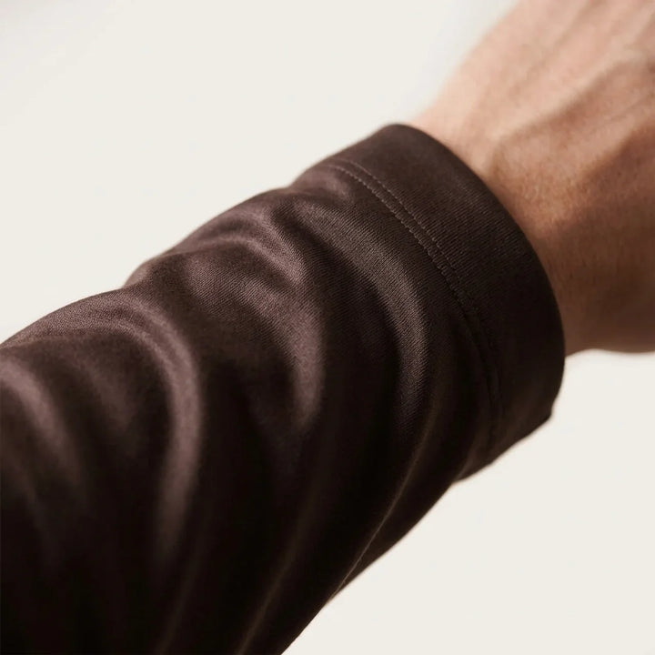 Maglia a Manica Lunga Lucida Espresso
