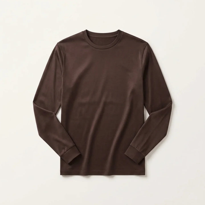 Maglia a Manica Lunga Lucida Espresso