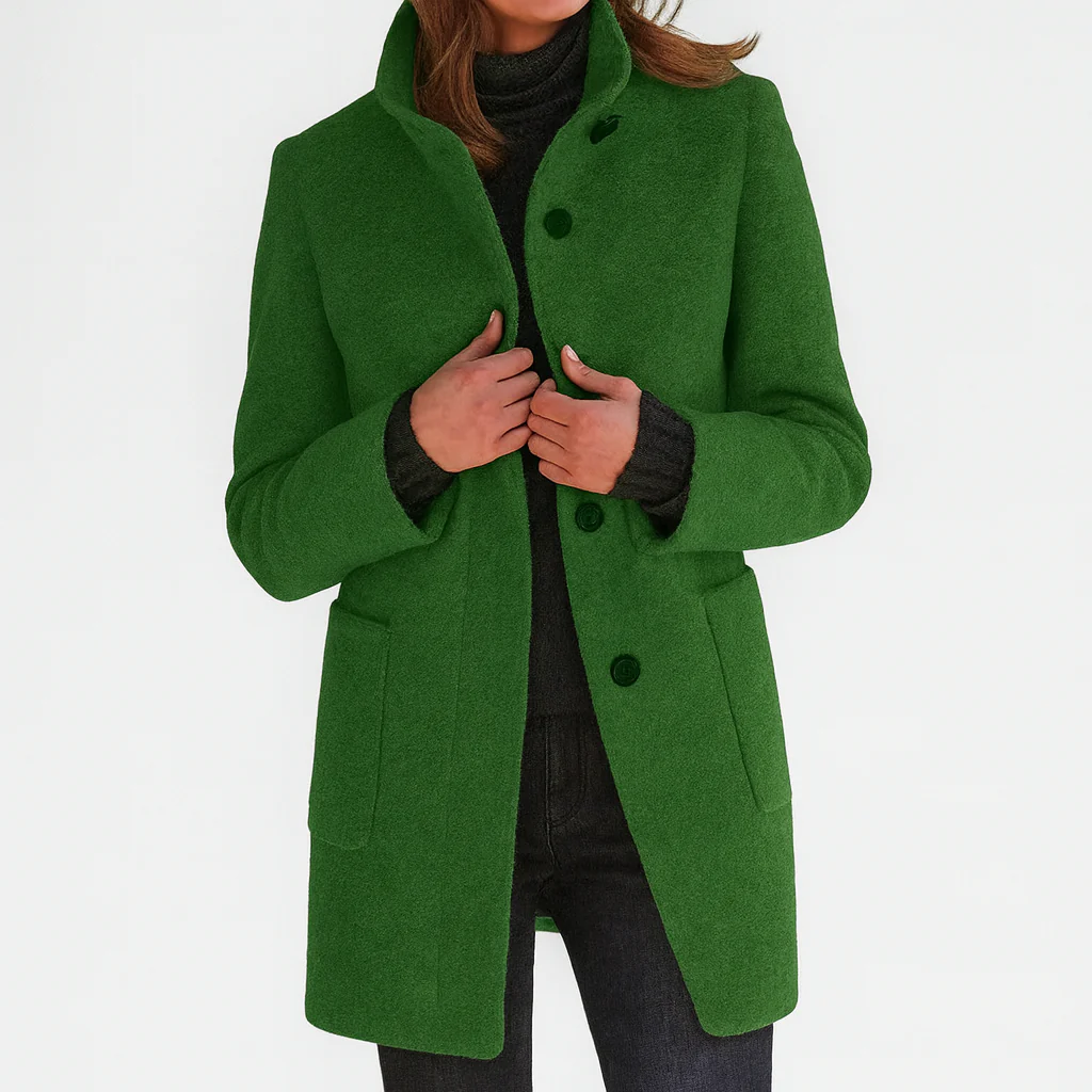 Cappotto con Collo Alto