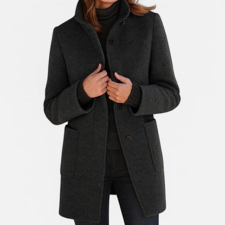 Cappotto con Collo Alto
