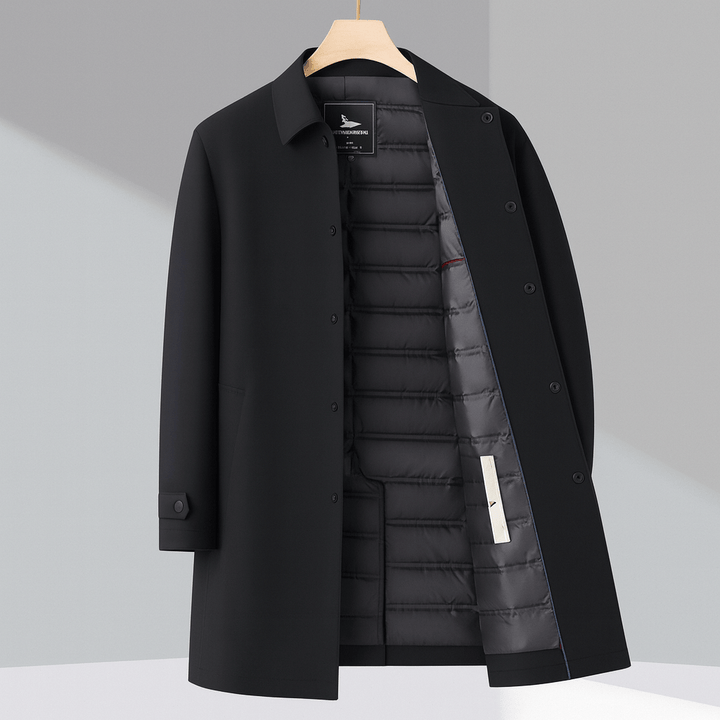 Marco Trench Coat Imbottito Nero