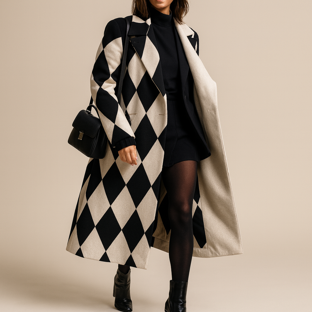 Cappotto Oversize Stampato