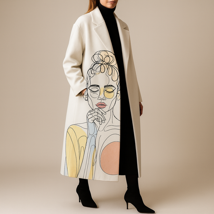 Cappotto Oversize Stampato