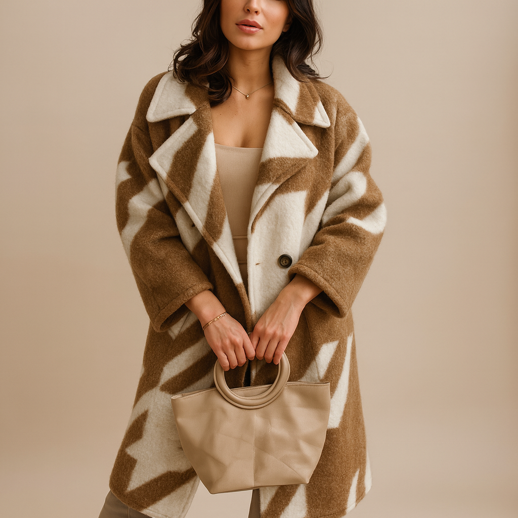 Cappotto Oversize Stampato