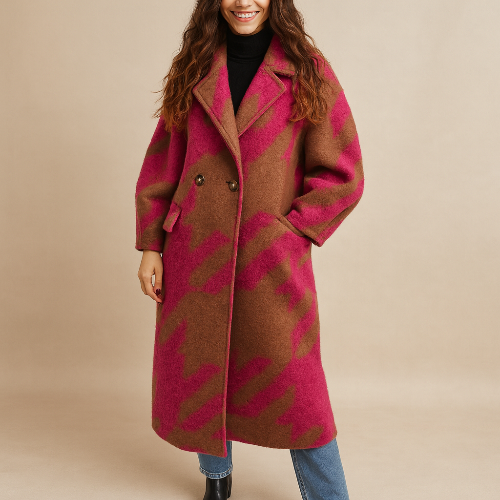 Cappotto Oversize Stampato