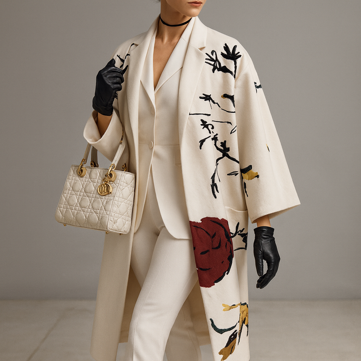 Cappotto Oversize Stampato
